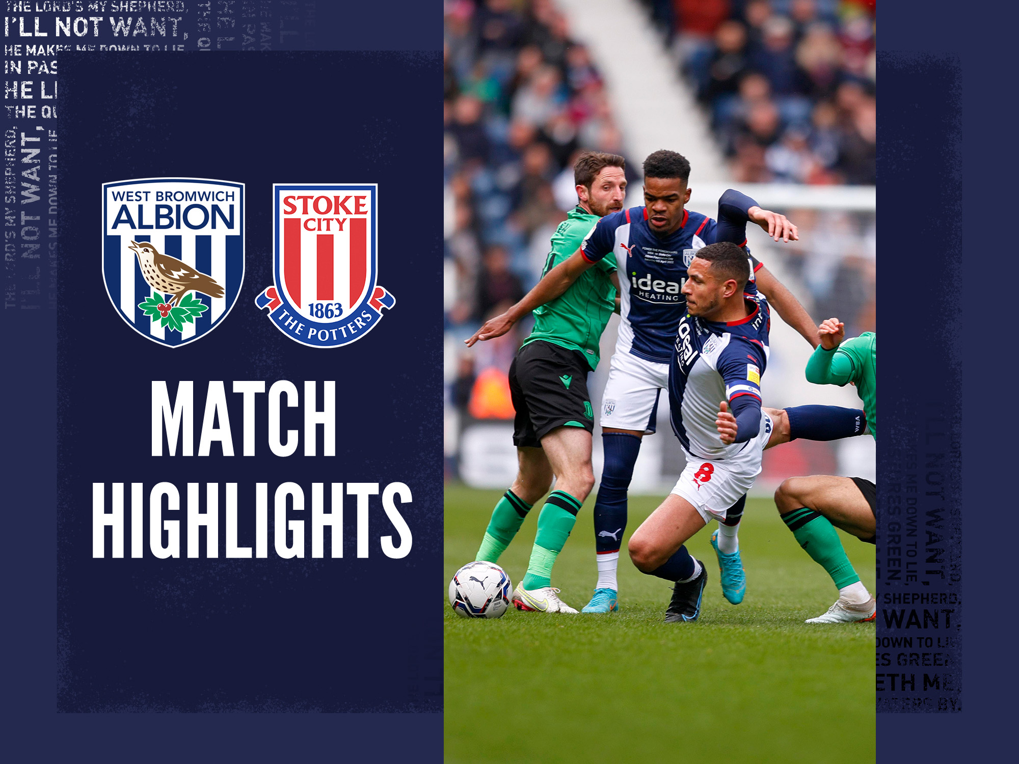 Albion V Stoke City Match Highlights | West Bromwich Albion